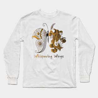 Wings Butterfly Flowers The Best Gift For mens And Womens Girls Long Sleeve T-Shirt